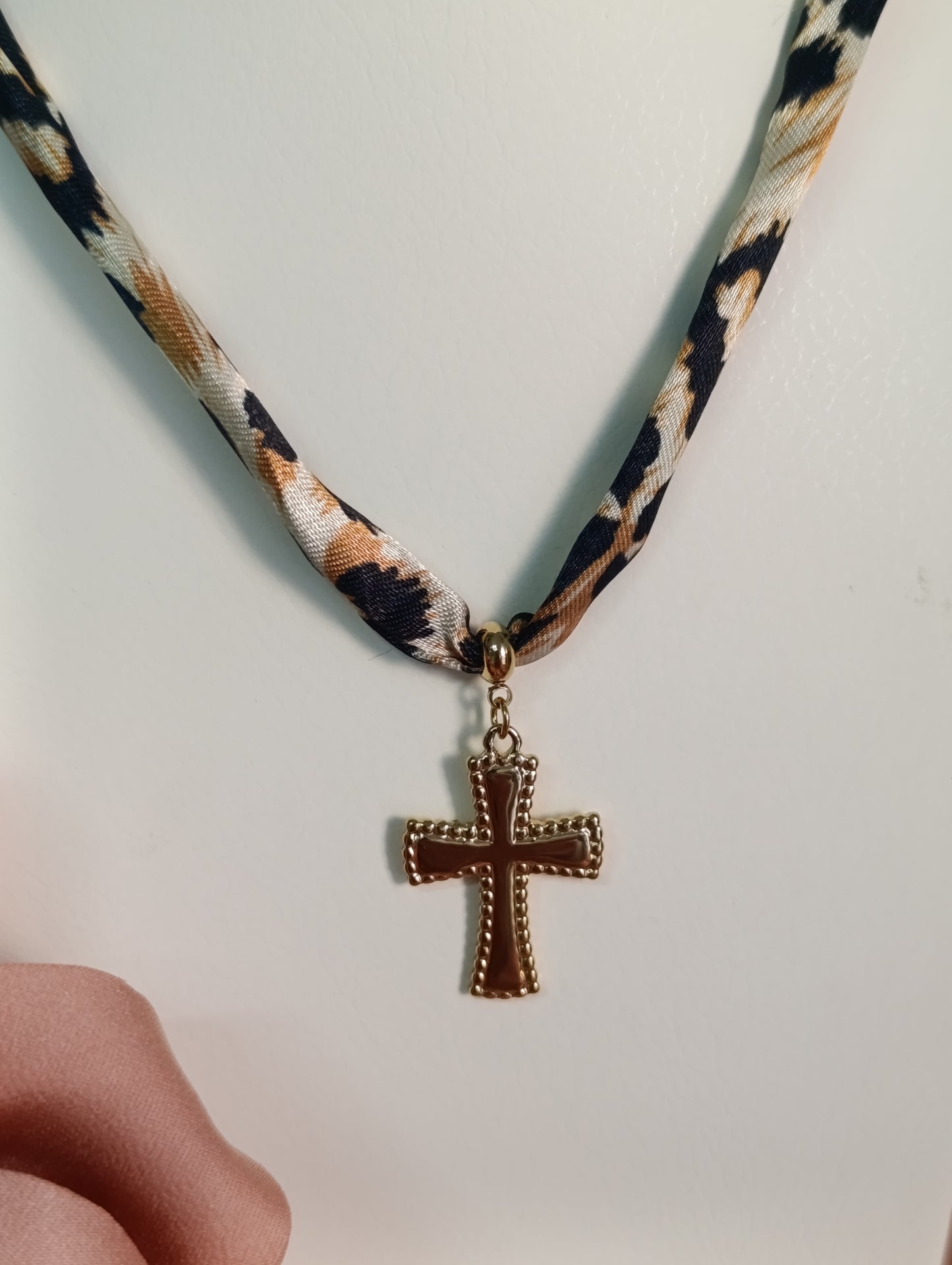 Collana Animalier Croce