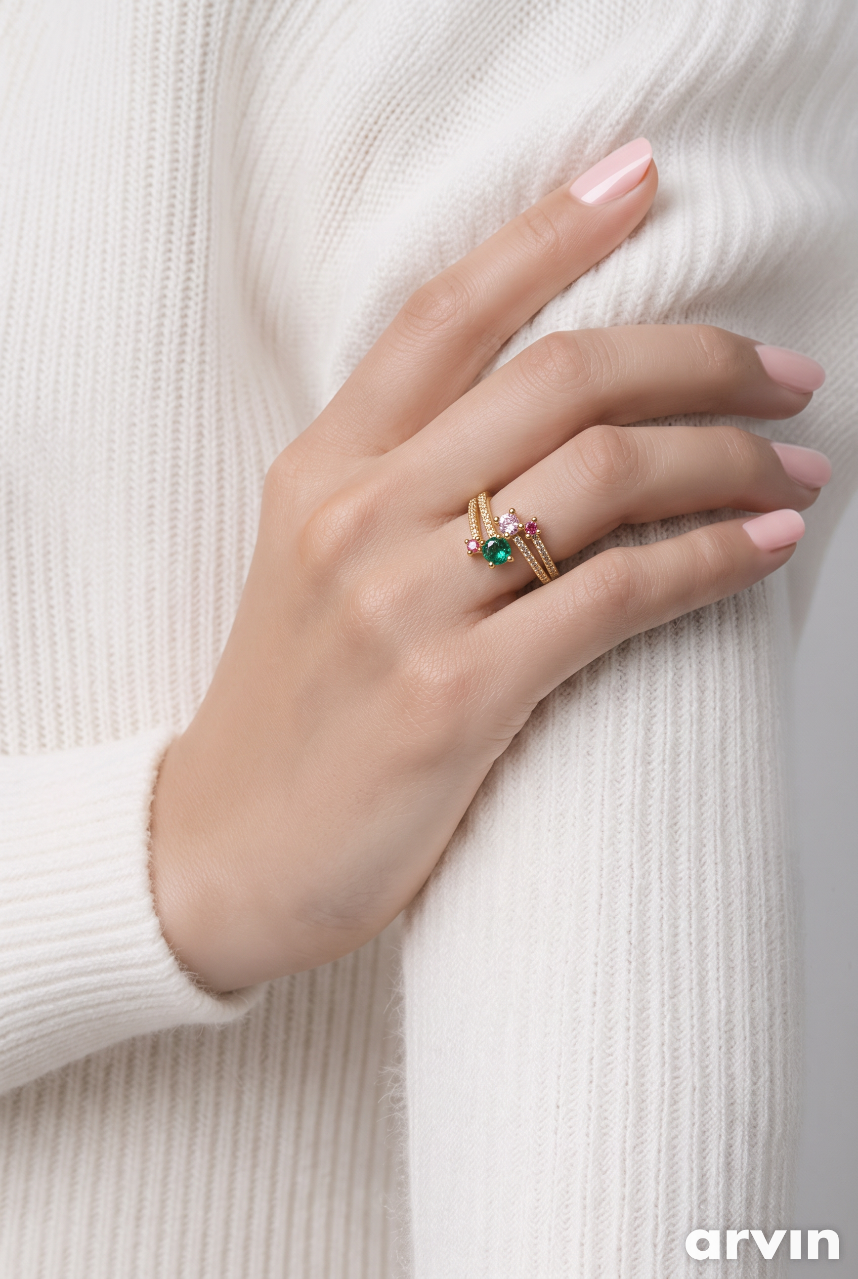Anello Luxor Arcobaleno